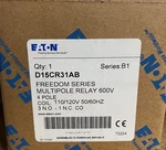 Eaton Cutler Hammer D15cr31ab 120 Vac 4 Pole D15cr31 Multipole Relay Freedom. Fixed Price $124.99.