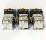 ( Lot Of 3x ) Allen-bradly 700-ha33z12-4, 700-ha33z24-4, Ser/d Tube Base Relay. Fixed Price $91.52.