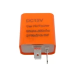 Hisport 12v 2 Pin Adjustable Electronic Flasher Relay Compatible 1pcs, Orange. Fixed Price $16.99.