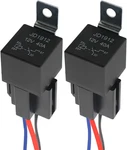 2 Pieces 4 Pin Car Relay, 12v 40a Spst Automotive Relay With Harness Socket And. Fixed Price $14.80.