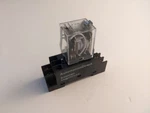 Control Relay 24 Vdc Coil Voltage, Dpdt, 5a 250vac With Din Rail Base. Fixed Price $13.00.
