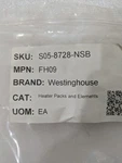 Westinghouse Fh09 Heater. Fixed Price $11.95.