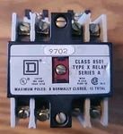Square D Ac Control Relay Type Xo-30 Class 8501 Series A. Fixed Price $31.95.