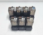 Schrack Mr301024 Multimode Relay With Base Zkr118 - Lot Of 7qty. Fixed Price $105.00.