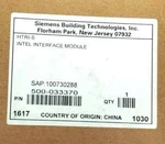 Siemens Htri-s Intel Interface Module Usa Stock. Fixed Price $63.00.