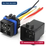 1 Pack Waterproof Relay With Harness, 5-pin Spdt 12v 40/30 Amp, Heavy Duty 12 Aw. Fixed Price $10.22.