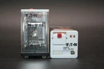 Two (2) Eaton D5rf3a General Purpose Relay 120 Vac Coil, 3 Pdt, 10 A, 11 Blade. Fixed Price $70.00.