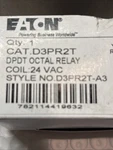 (lot Of 2) Eaton Cutler-hammer D3pr2t, Dpdt Octal Relay, 24 Vac, New Open Box. Fixed Price $18.00.