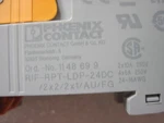 Rif-rpt-ldp-24dc/2x2/2x1/au/fg Phoenix Contact Relay Module. Fixed Price $49.00.