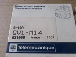 New Telemecanique Gv1-m14 Motor Circuit Breaker Ak. Fixed Price $83.99.