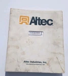 Altec Am650/855 Maintenance Manual Original. Fixed Price $79.99.