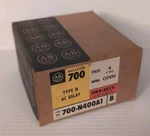 Allen Bradley Bulletin 700 700-b400a22 Type B Ac Relay 4 Poles Nema Open New. Fixed Price $149.99.