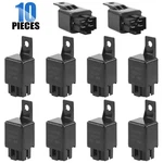 Glarks 10 Pack Dc 12v 40 Amp 4-pin Spst Electrical Relays Switch For Car Auto.... Fixed Price $23.67.