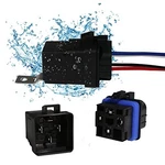 4pin 40/30 Amp 12 V Dc Waterproof Relay Kit Harness Socket Heavy Duty Awg,,. Fixed Price $11.75.