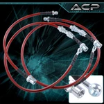 For 86-91 Supra Mk3 A70 Jdm Red Stainless Steel Braid Oil Brake Line Cable Hoses. Fixed Price $75.88.