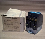 New Joslyn Clark P6-40-76 P6 Control Relay 4 N.o. Nema A600 10a 600vac Coil 120v. Fixed Price $60.00.