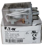 Eaton D3 Plug-in Octal Relay 3pdt 240vac Coil 7200 Ohm D3pr3b-a3 11-pin. Fixed Price $19.95.