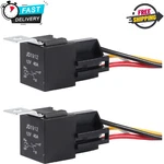 Diann 2pcs Car Relay With Harness 12v 40a 4 Pin Spst Sockets Col.... Fixed Price $12.89.