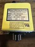 New Macromatic Ss 76522-02 Time Delay Relay, 120vac/dc 10a , Dpdt,20s-10min.. Fixed Price $35.00.