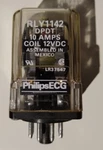 Philips Ecg Rly1142 Electromechanical Plug-in Relay Dpdt 10 Amps Coil 12vdc. Fixed Price $10.12.