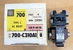 Allen-bradley 700-c310a1 Type C Ac Relay 4p 3no/1nc 110/120v **new In Box**. Fixed Price $138.19.