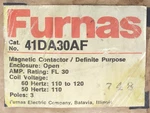 Furnas 41da30af 110 120 Vac Magnetic Contactor 30 Amp Definite Purpose 3 Pole. Fixed Price $48.00.
