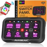 Auxbeam 4/6/8/12 Gang Rgb Switch Panel Led Light Circuit Control Relay System. Fixed Price $135.99.