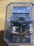 Midland Ross, Midtex Relay, 136-62b200 , 12 Vdc Coil, Dpdt, 20 A Contact Rated. Fixed Price $19.95.