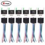 Universal 6-pack 12v Automotive Fuse Relays - 30a Spst 5-pin Switch Harness Set. Fixed Price $22.79.