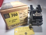 Allen Bradley 700-bx220a20 Ac Relay 208v 60hz 10a 2p 2-no 2-nc 0a113p Coil New. Fixed Price $99.00.