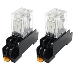 Bonsicoky 2 Pcs Dc 12v Coil 8 Pin 10a Dpdt Electromagnetic 12v, 8pin-10a. Fixed Price $11.88.
