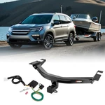 Trailer Tow Hitch & Wiring Harness Kit For Honda Pilot 16-22 W/ Factory Pack. Fixed Price $206.60.