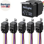 5 Pack Waterproof Relay And Harness 40/30 Amp Heavy Duty 12 Awg Tinned Copper Wi. Fixed Price $42.71.