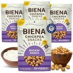 Biena Chickpea Snacks, Rockin' Ranch, 5 Ounce, 4 Count. Fixed Price $22.99.