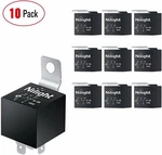 Nilight Socket 10 Pack Spdt Electrical 12v 30/40 Amp 5-pin Relays Switch. Fixed Price $15.99.