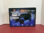 Zonecona 12pods Metal Rgb Led Rock Lights With Bluetooth App/rf Remote Control. Fixed Price $45.00.