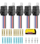 Faststorm 5 Pack 4-pin 40/30amp 12v Dc Waterproof Relay Relays. Fixed Price $35.36.