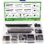 Ruibapa 78 Pcs 2.54mm Male 78pcs-male And Female Pin Header Connector, Black. Fixed Price $14.76.