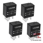 Kvaey 4 Pcs 30a Starter Relay, 5 Pin 12 V Multi-purpose Relays, 5pin, 4pcs. Fixed Price $18.47.