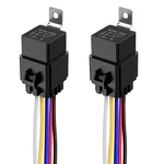 Gebildet 2pcs 40/30 Amp Waterproof Relay Switch 12awg Harness Set With Built-in. Fixed Price $17.22.