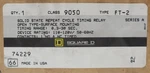 Sealed Square D 9050 Ft-2 Solid State Repeat Cycle Timing Relay Module Timer 0.3. Fixed Price $210.00.