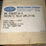 Barber-colman Ak-50603-0-1 Pneumatic Relay Amplifying 30 Psig 1/8" Ca Shipping!. Fixed Price $38.31.