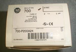 Allen Bradley 700-p200a24 Control Relay Ser. D 700p200a24 Nib. Fixed Price $65.00.