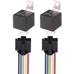 Jd1914 12v 40a Car Relay With 12awg Harness Sockets, 5 Pin Spdt Color. Fixed Price $14.09.