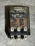 Msd 285xcx100 Relay 24vdc Coil 120vac 15 Amp Contact Rating Used Surplus. Fixed Price $24.99.
