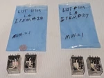 Lot Of 4 Omron Relays: 2x Ly1n, Ly2, Ly2n As Pictured. Fixed Price $24.99.