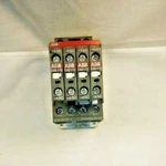 Abb Af16-40-00-11 24-60v 50/60hz 20-60vdc Contactor, W/ 4 Ca5-10 Aux Contactors. Fixed Price $45.66.