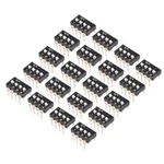 Uxcell 20 Pcs Black Dip Switch 1 2 3 4 Positions 2.54mm Pitch For Circuit Bre.... Fixed Price $25.07.