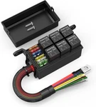 Daiertek 12v Relay Box 6 Way12 Awg Pre-wired Waterproof Slot Atc/ato. Fixed Price $36.19.