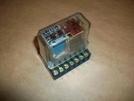 Struthers Dunn Relay C219dxb-p 120vac Contacts 120 Vac 10 A. W/ Base. Fixed Price $38.00.